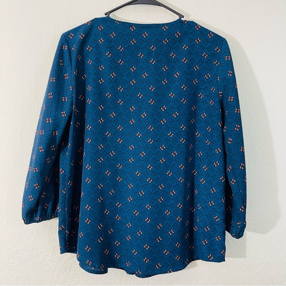 Collective Concepts Patterned Flowy Blouse Women … - image 2